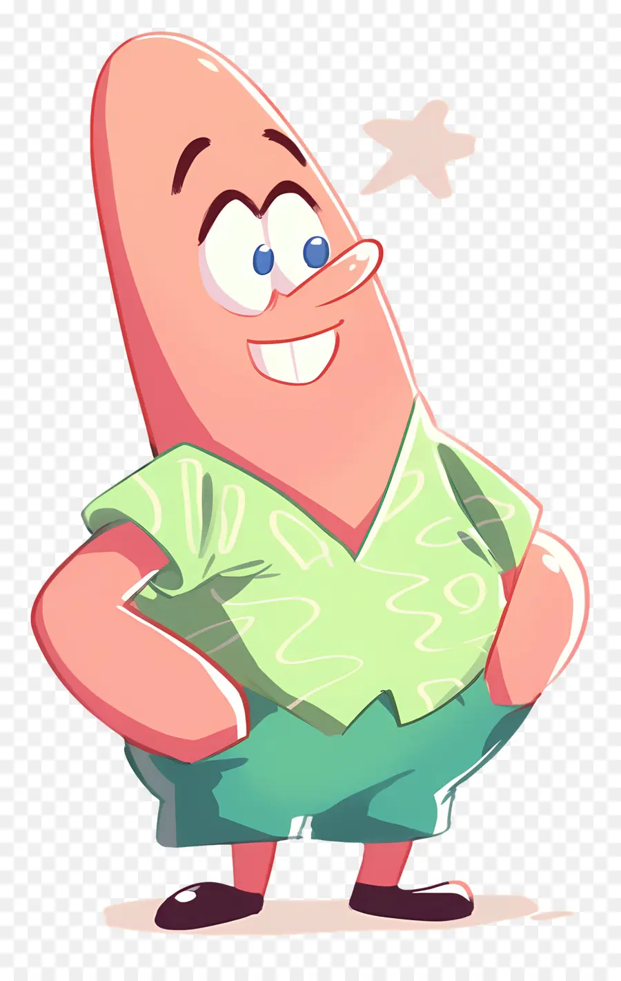 Patrick Estrela，Personagem Estrela Do Mar Rosa PNG