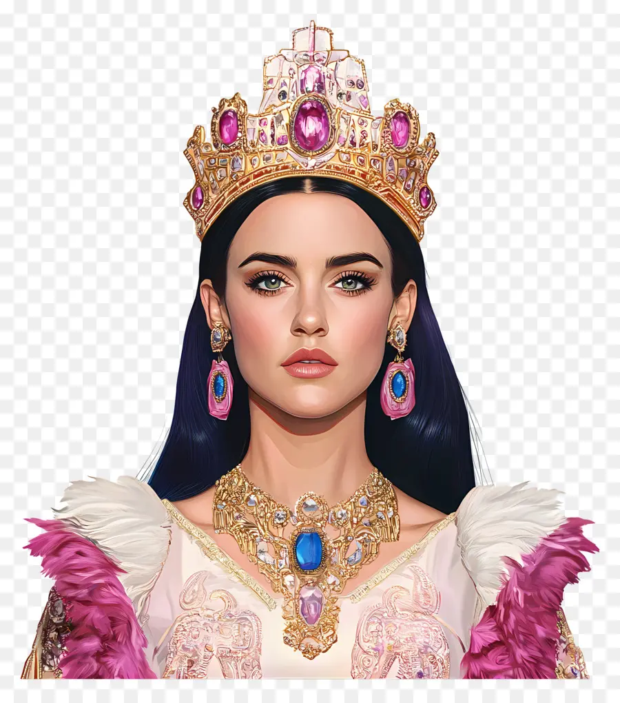 Katy Perry，Rainha Com Coroa PNG