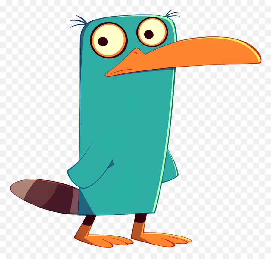 Perry O Ornitorrinco，Pássaro De Desenho Animado PNG