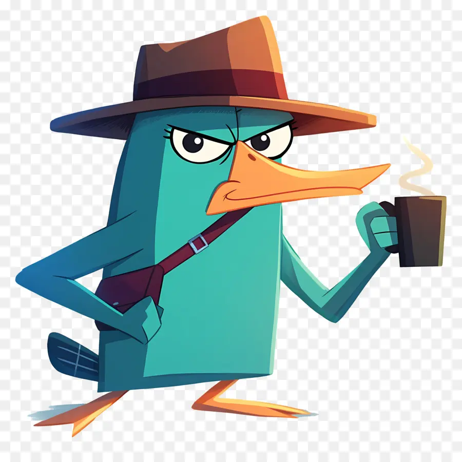 Perry O Ornitorrinco，Ornitorrinco De Desenho Animado PNG