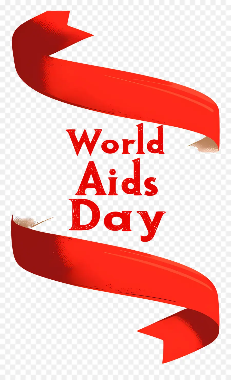 Dia Mundial Da Aids，Fita Vermelha PNG