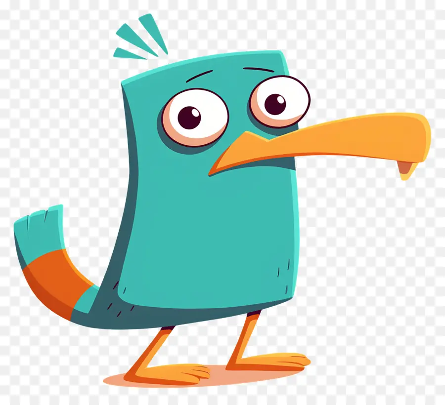 Perry O Ornitorrinco，Pássaro De Desenho Animado PNG