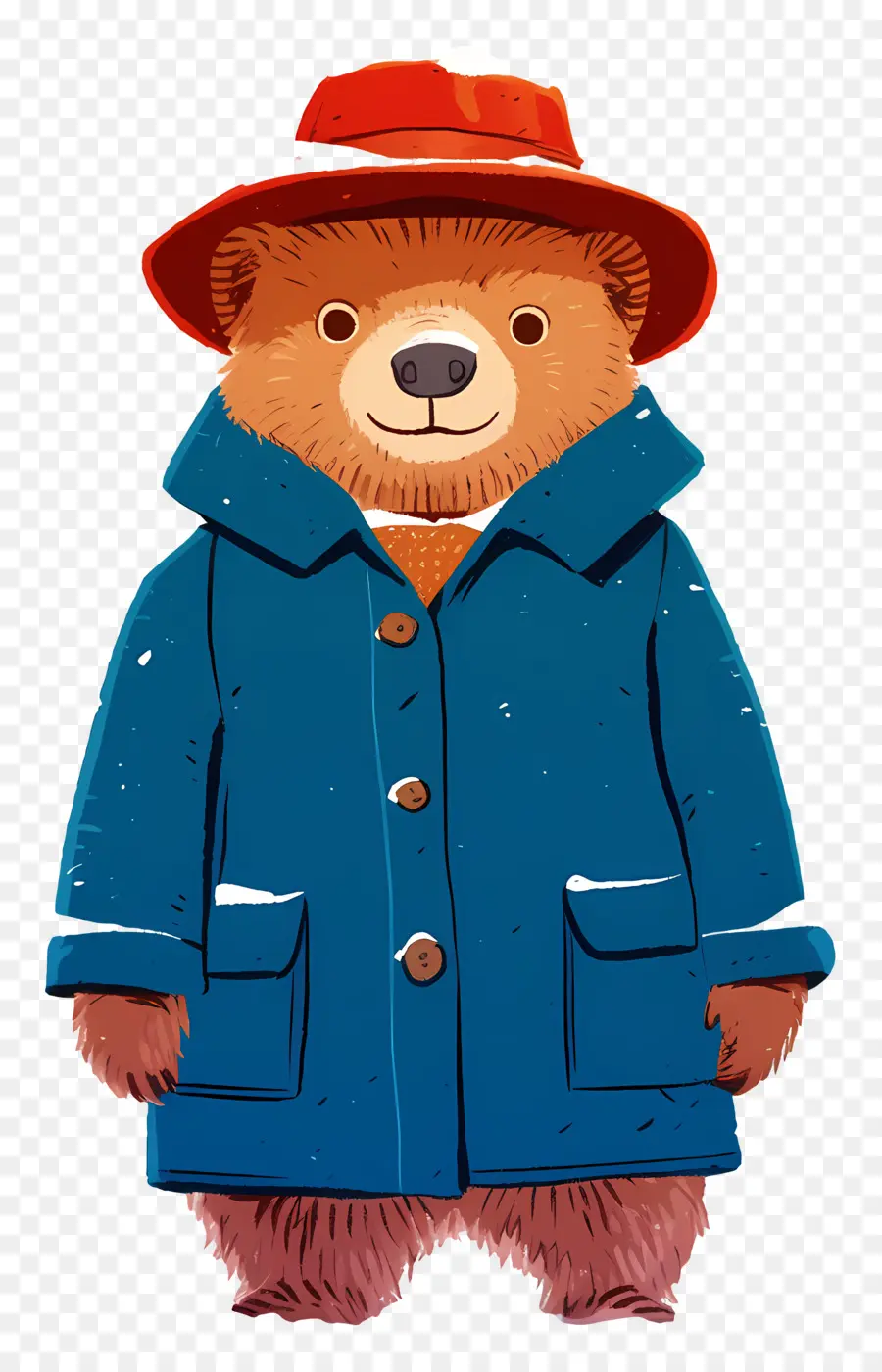 Paddington，Urso Com Casaco Azul PNG