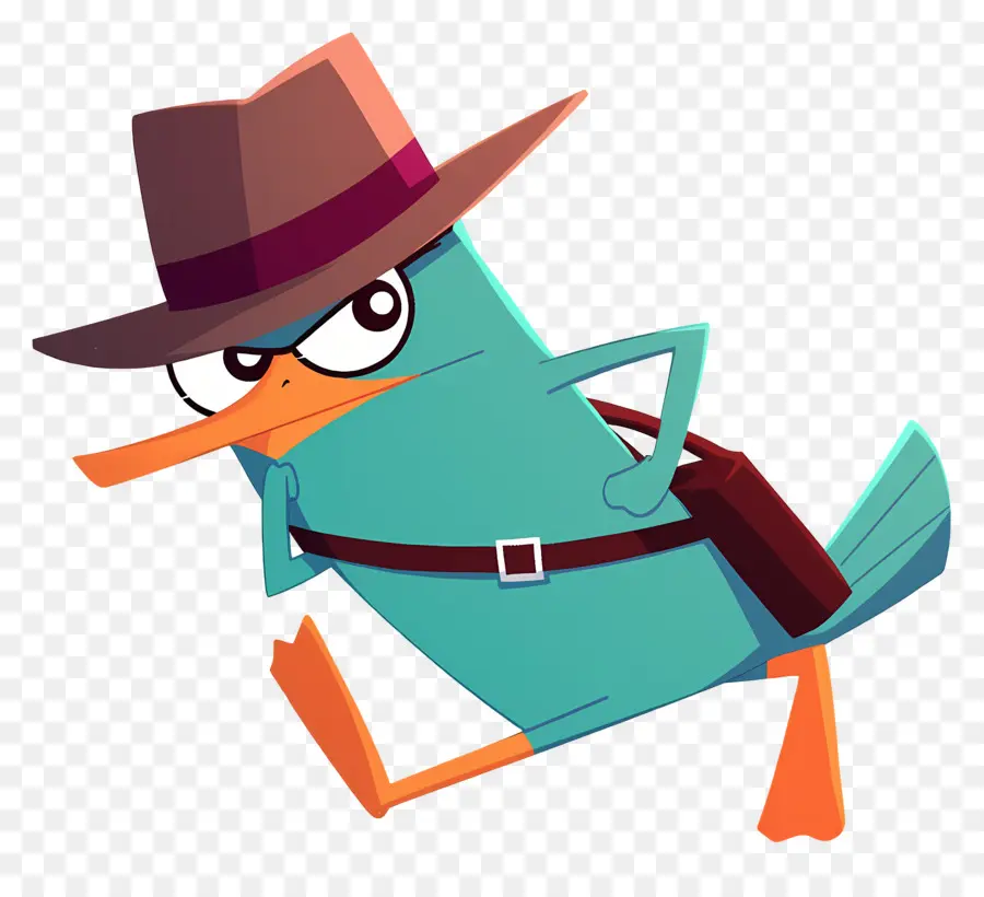 Perry O Ornitorrinco，Ornitorrinco De Desenho Animado PNG