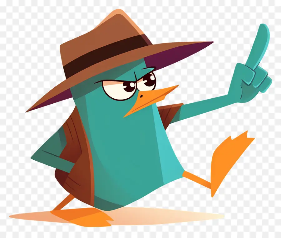 Perry O Ornitorrinco，Ornitorrinco De Desenho Animado PNG