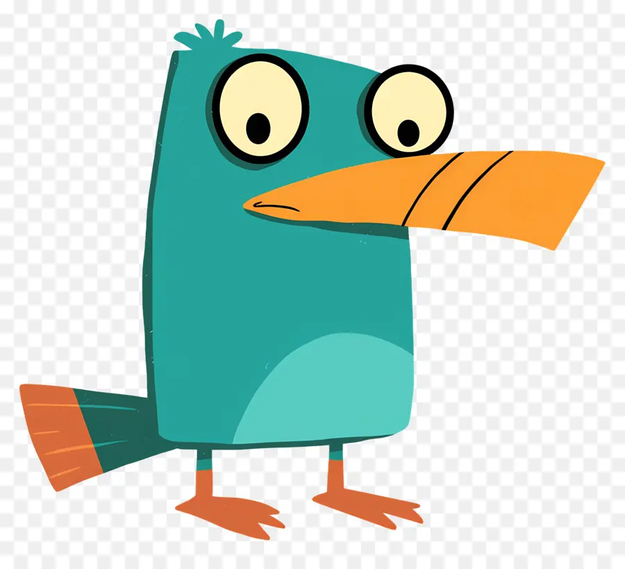 Perry O Ornitorrinco，Pássaro De Desenho Animado PNG