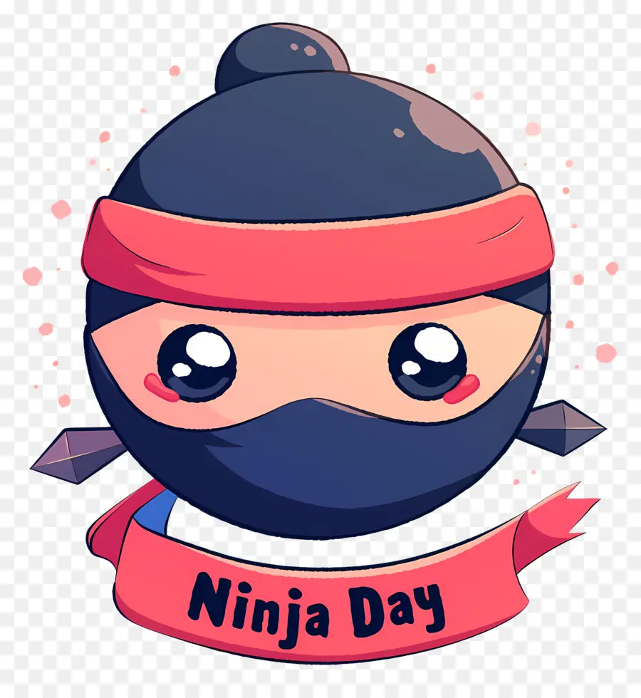 Dia Ninja，Cara De Ninja Chibi PNG