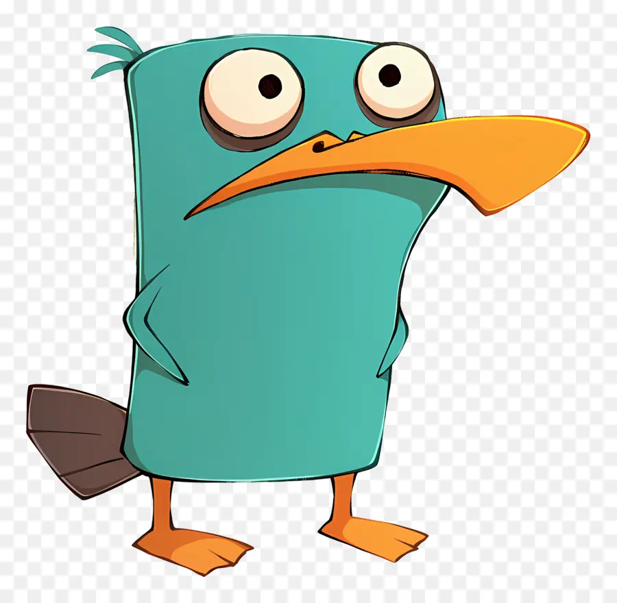 Perry O Ornitorrinco，Pássaro De Desenho Animado PNG