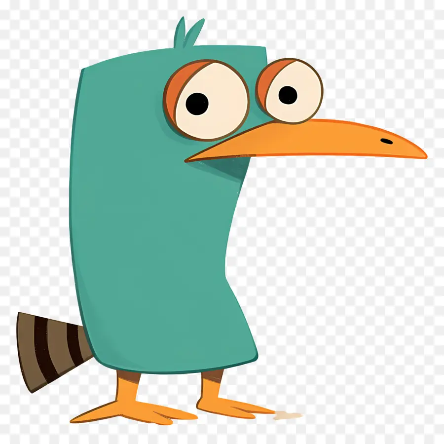 Perry O Ornitorrinco，Pássaro De Desenho Animado PNG