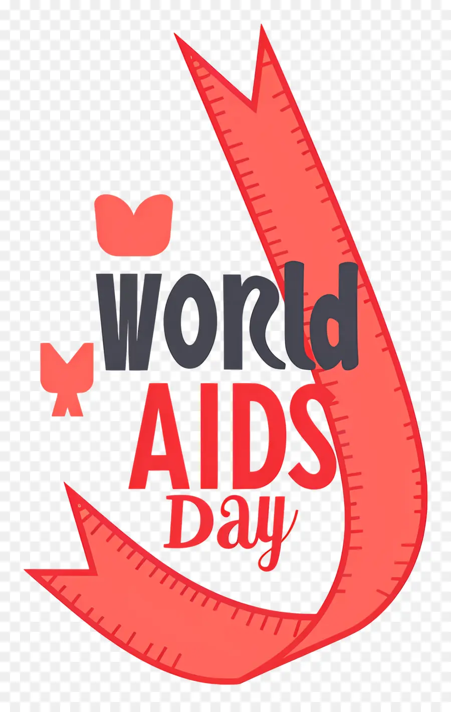 Dia Mundial Da Aids，Fita Vermelha PNG