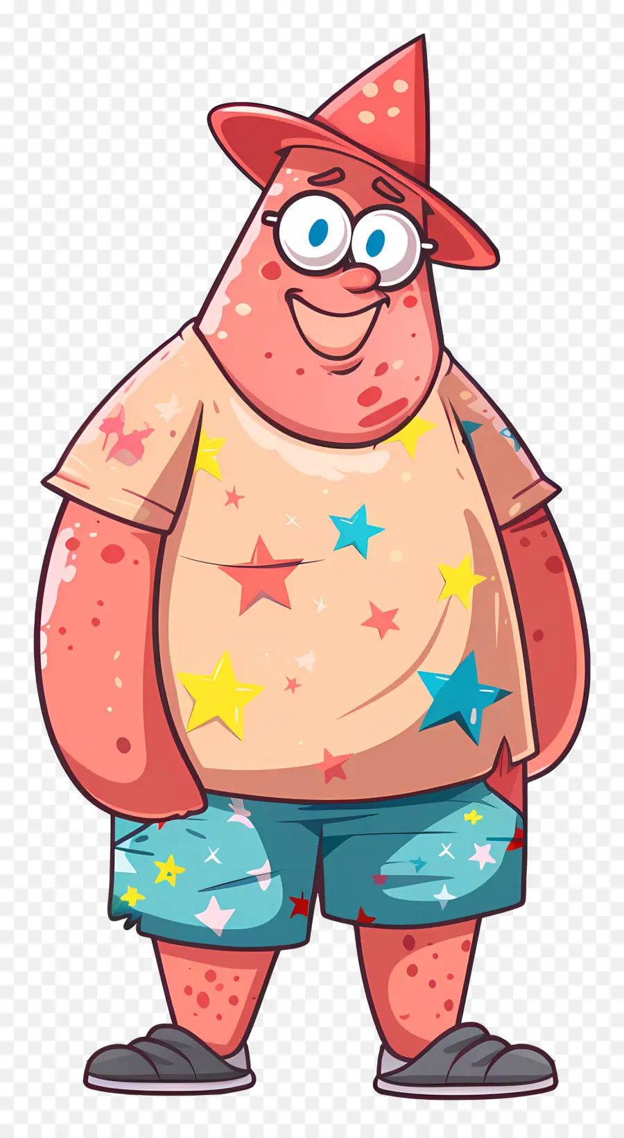 Patrick Estrela，Personagem De Desenho Animado Estrela Do Mar PNG