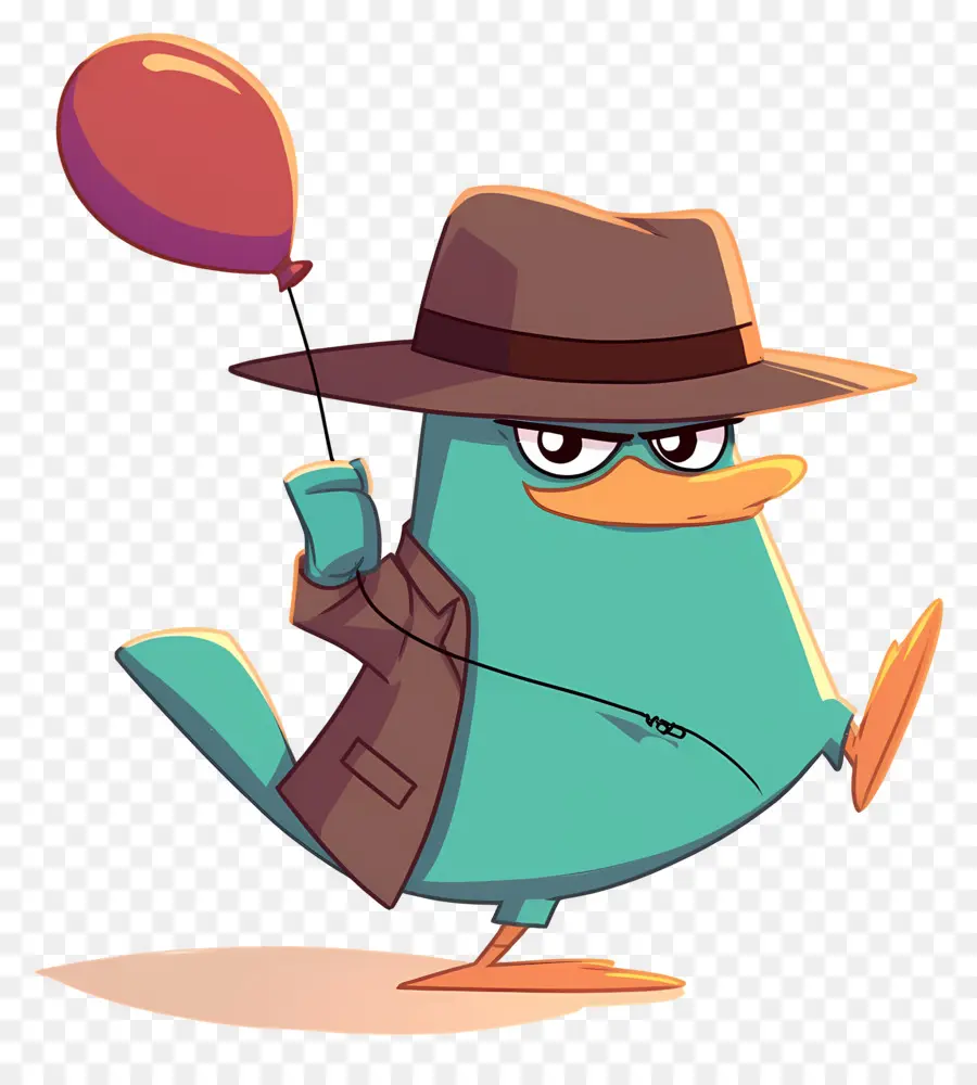 Perry O Ornitorrinco，Ornitorrinco De Desenho Animado PNG