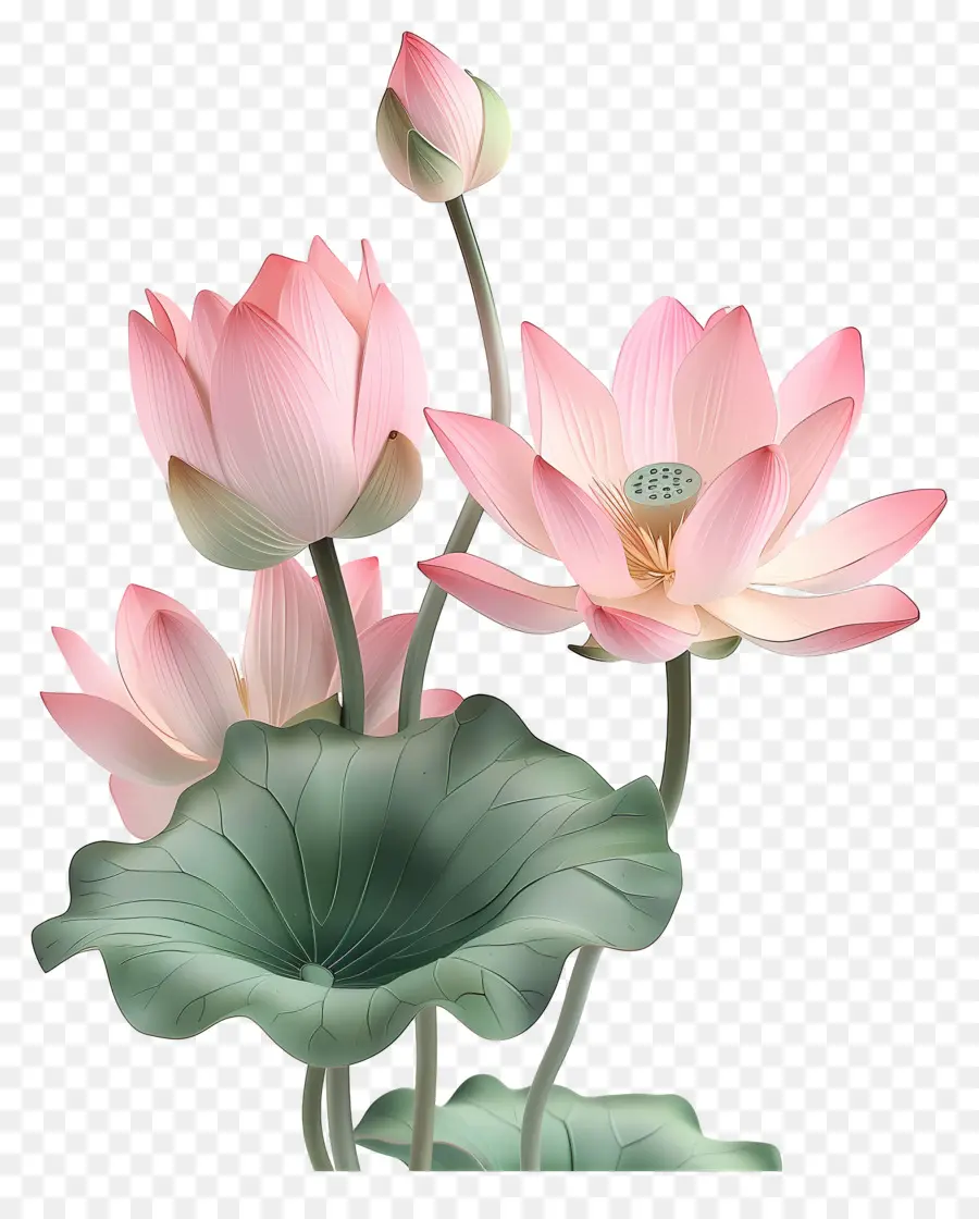 Flores De Lótus，Flor De Lótus PNG