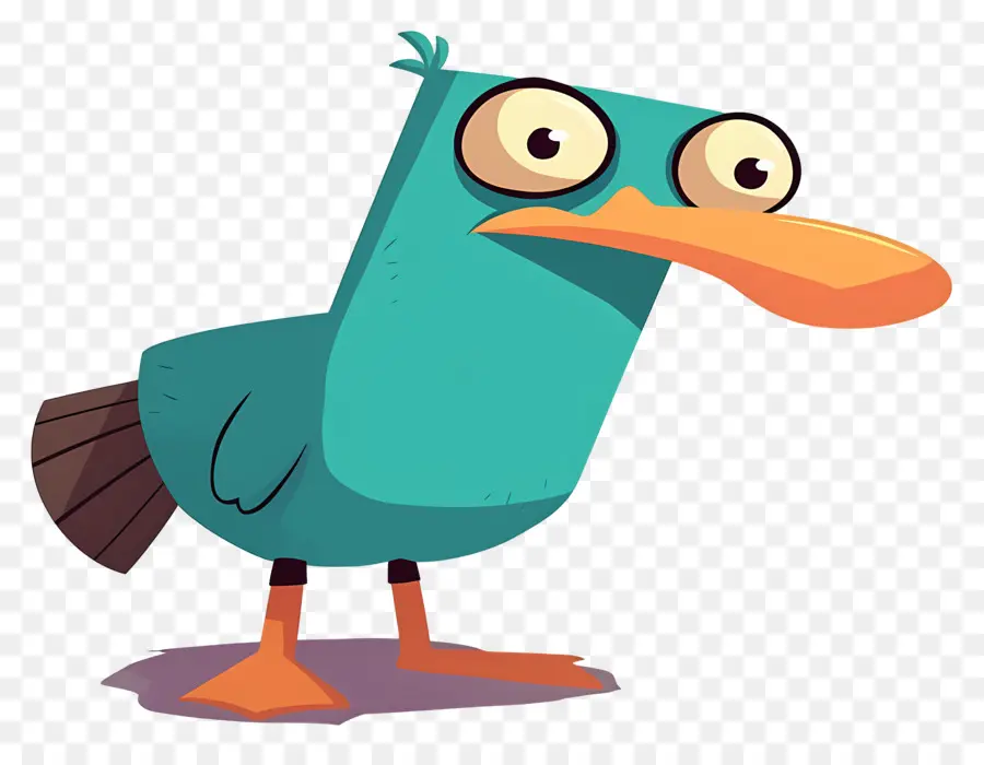 Perry O Ornitorrinco，Pássaro De Desenho Animado PNG