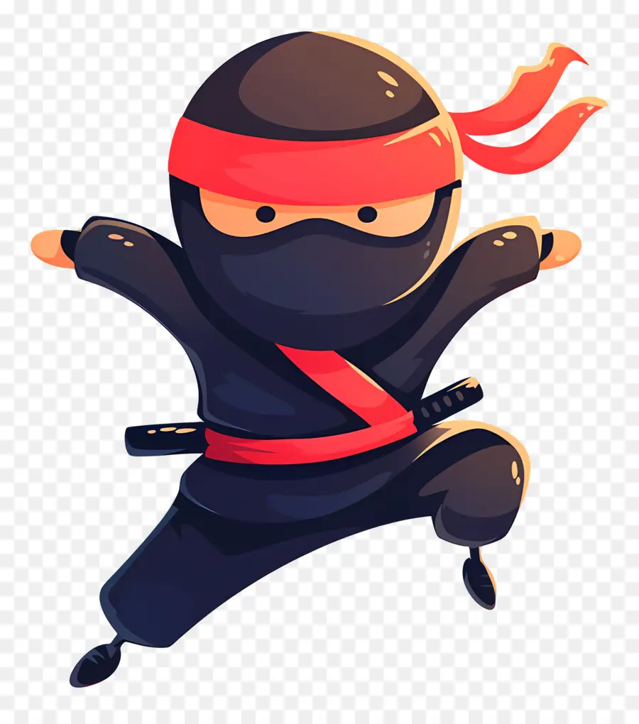 Dia Ninja，Saltando Ninja PNG