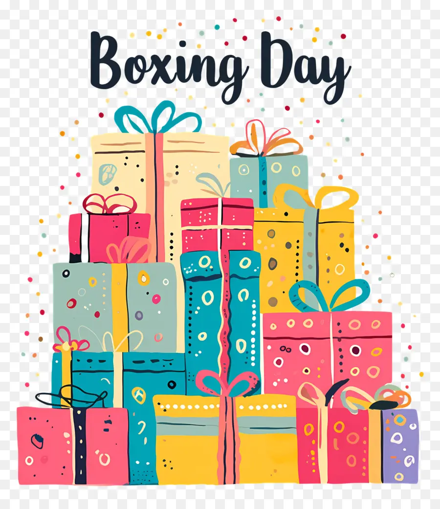 Boxe，Presentes Do Boxing Day PNG