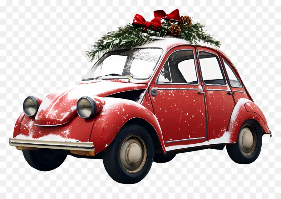 Carro De Natal，Carro De Natal Decorado PNG