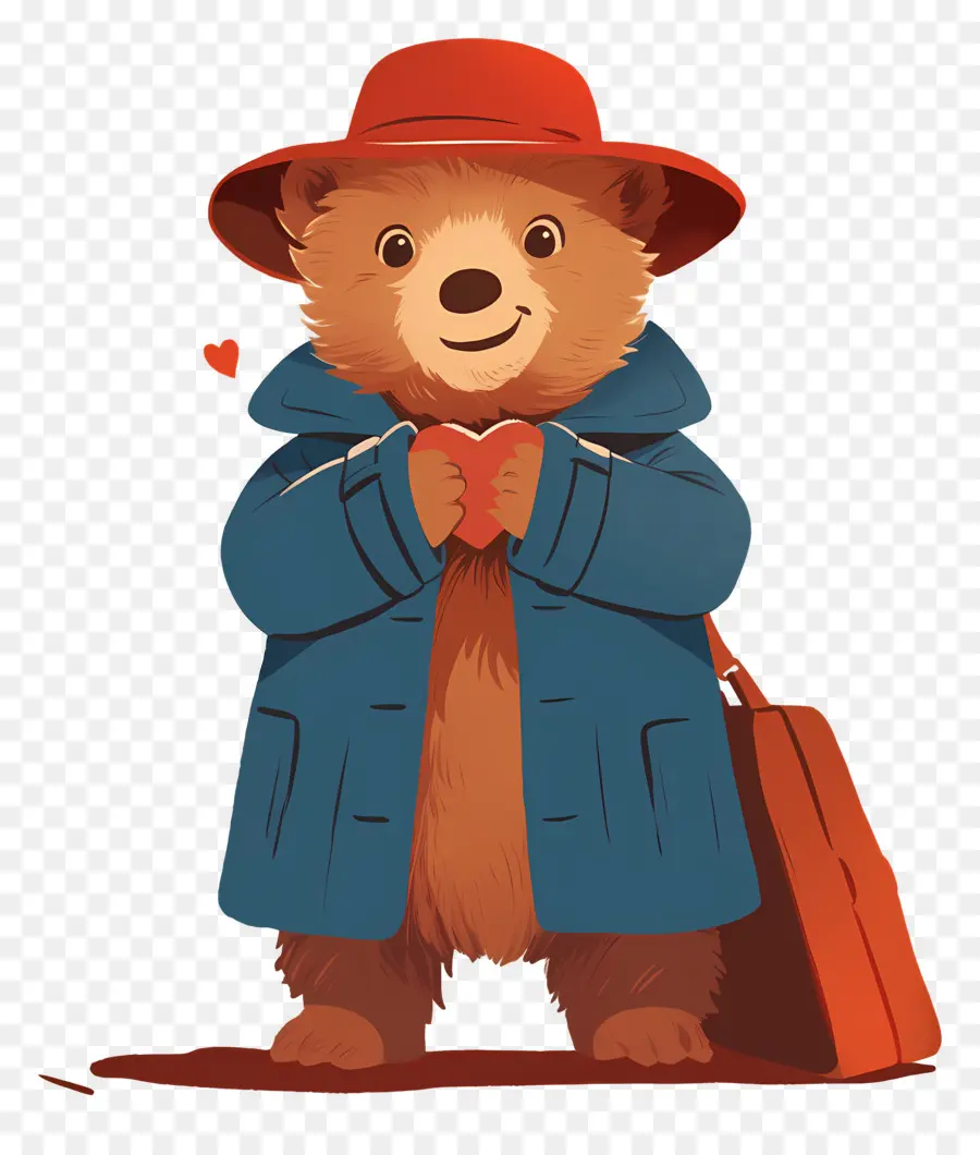 Paddington，Urso Com Mochila PNG