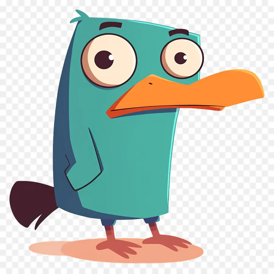 Perry O Ornitorrinco，Pássaro De Desenho Animado PNG