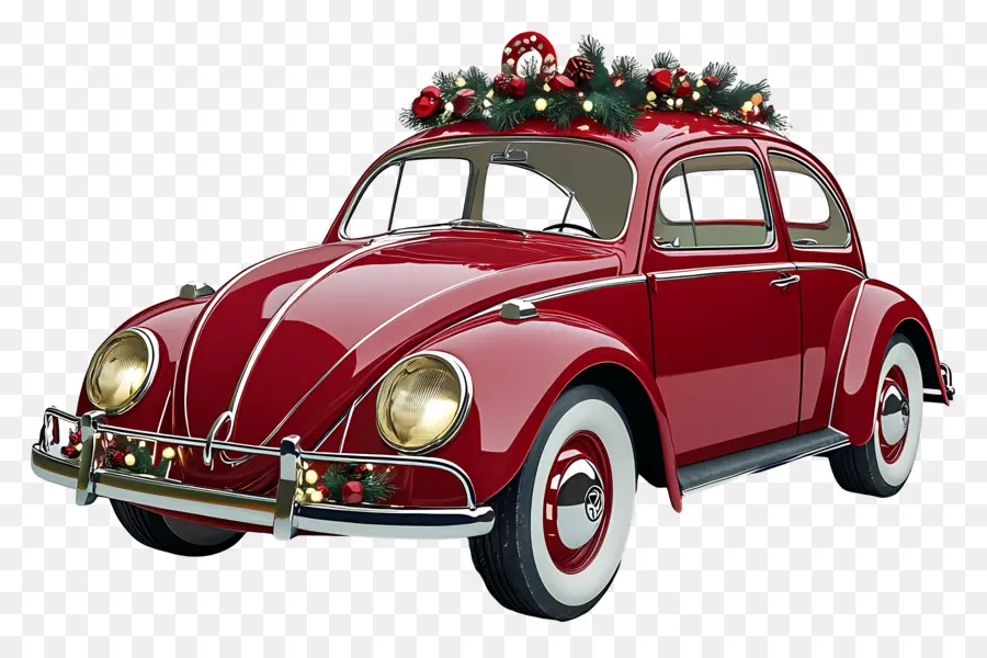 Carro De Natal，Carro De Natal Decorado PNG