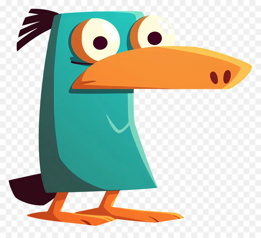 Perry O Ornitorrinco，Pássaro De Desenho Animado PNG