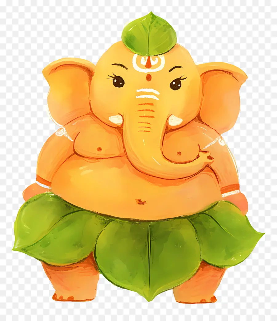 Ganesha Chaturthi，Folha Ganesha PNG