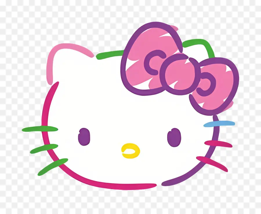 Logotipo Da Olá Kitty，Olá Gatinha PNG