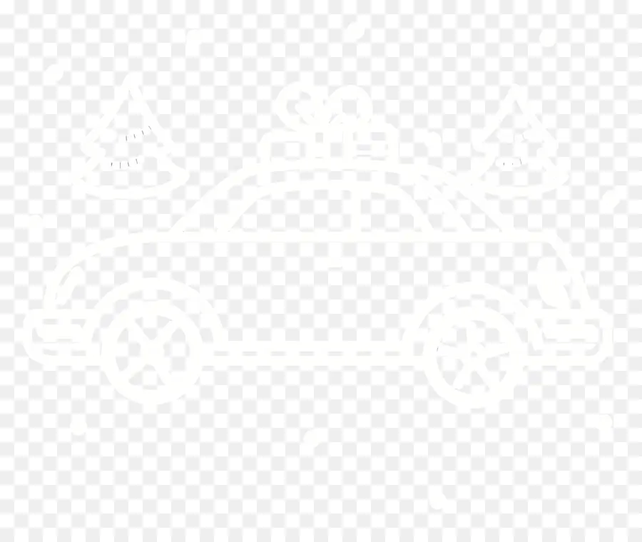 Carro De Natal，Carro Invisível PNG