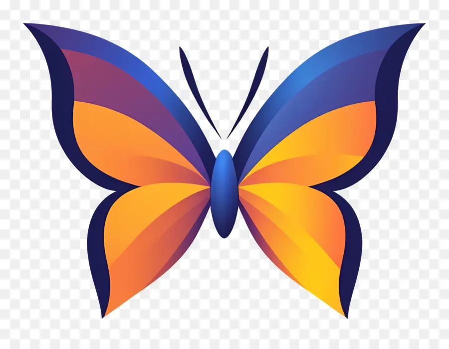 Logotipo Da Borboleta，Borboleta Colorida PNG