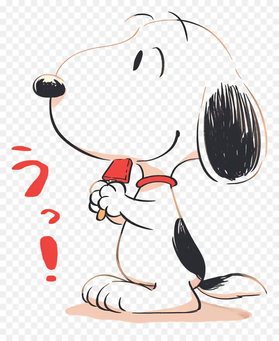 Snoopy Tomando Sorvete，Cão De Desenho Animado Com Sorvete PNG