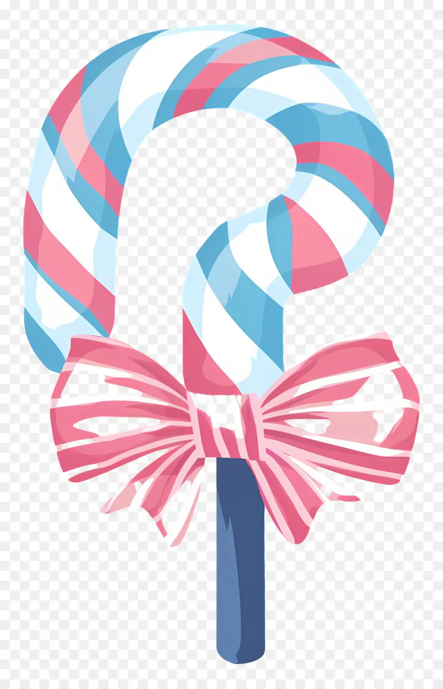 Bastão De Doces De Natal，Bastão De Doce Azul E Rosa PNG