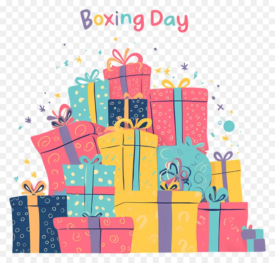 Boxe，Presentes Do Boxing Day PNG