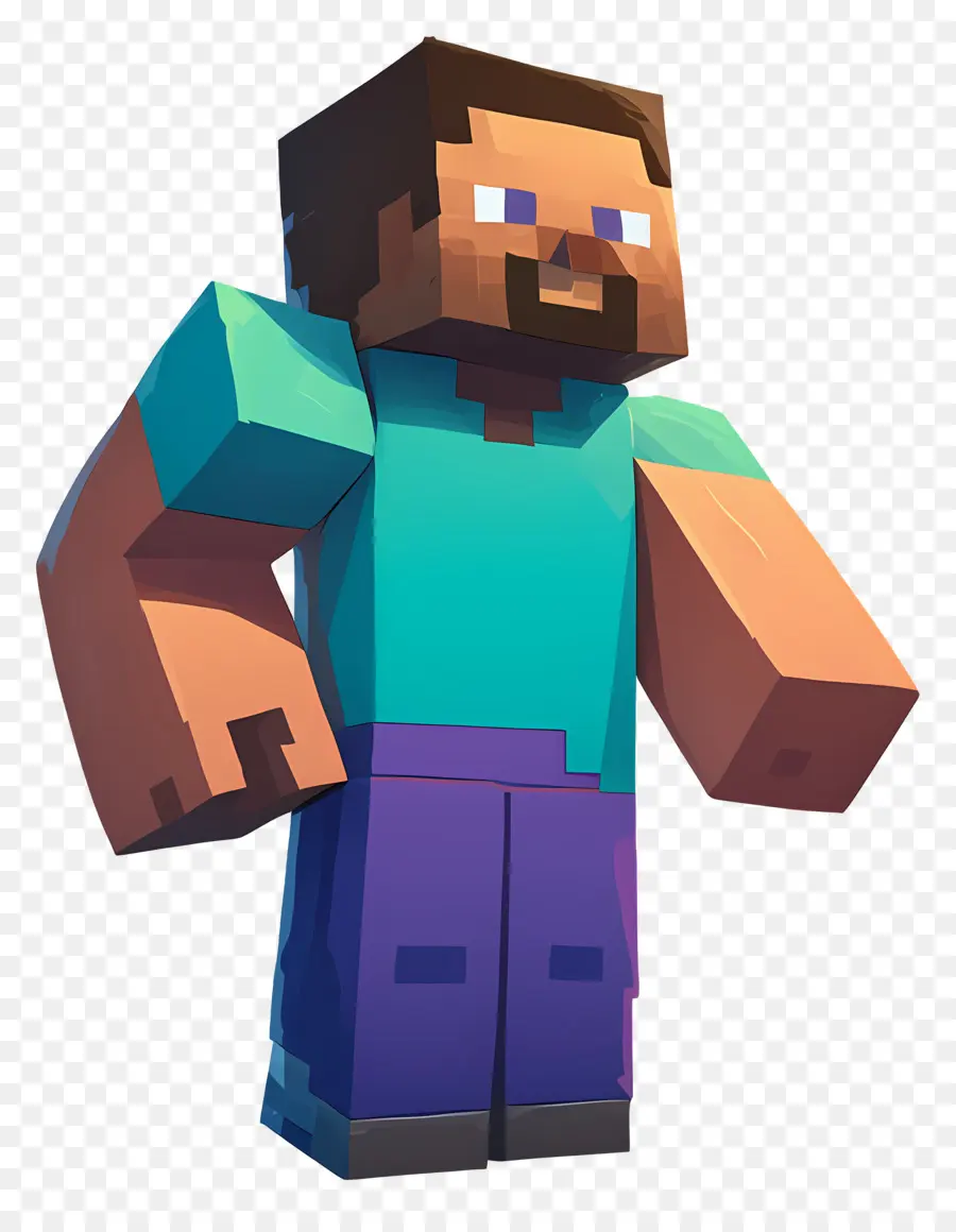 Steve Minecraft，Personagem Minecraft PNG