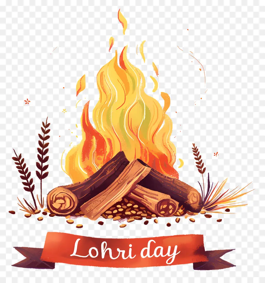 Feliz Lohri，Fogueira PNG