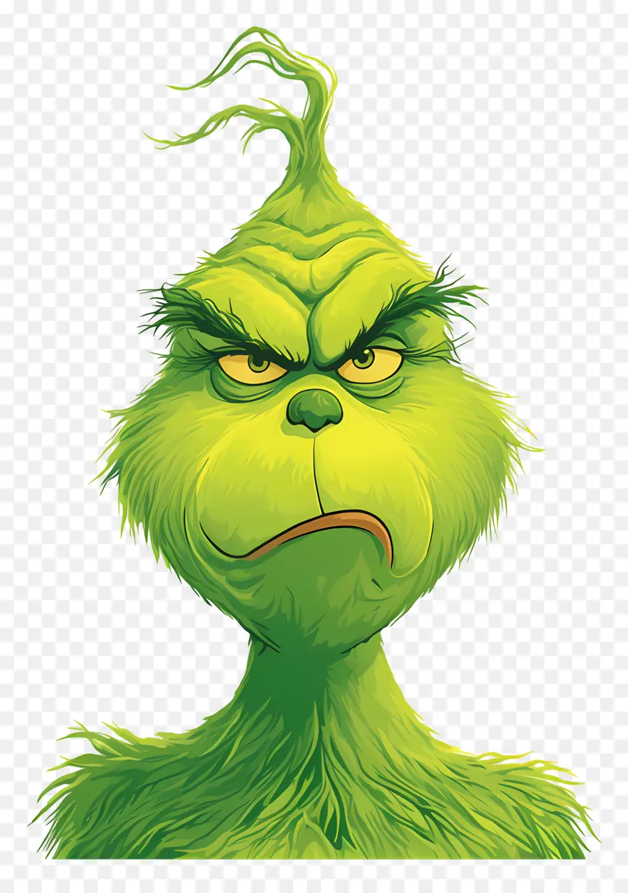 Grinch，Personagem Verde Mal Humorado PNG