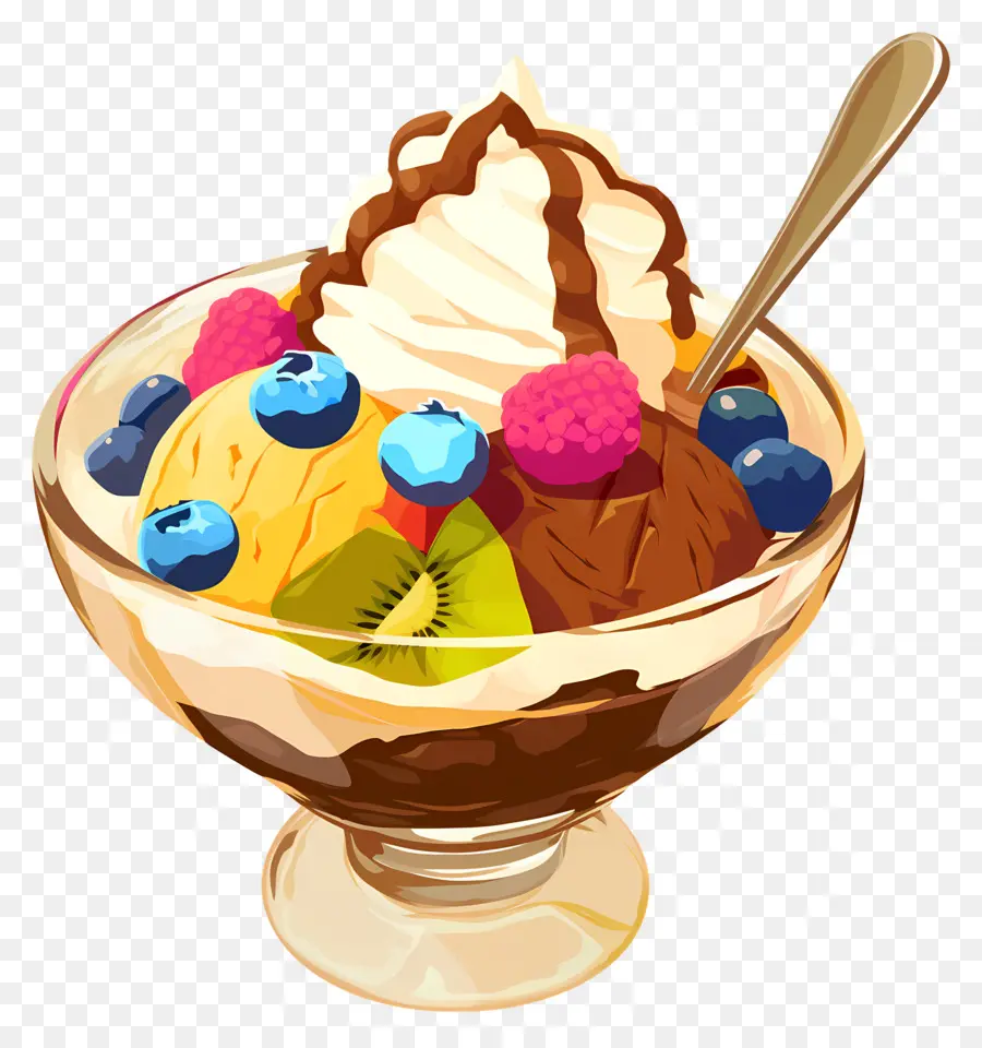 Dia Nacional Do Sundae，Sundae De Sorvete PNG