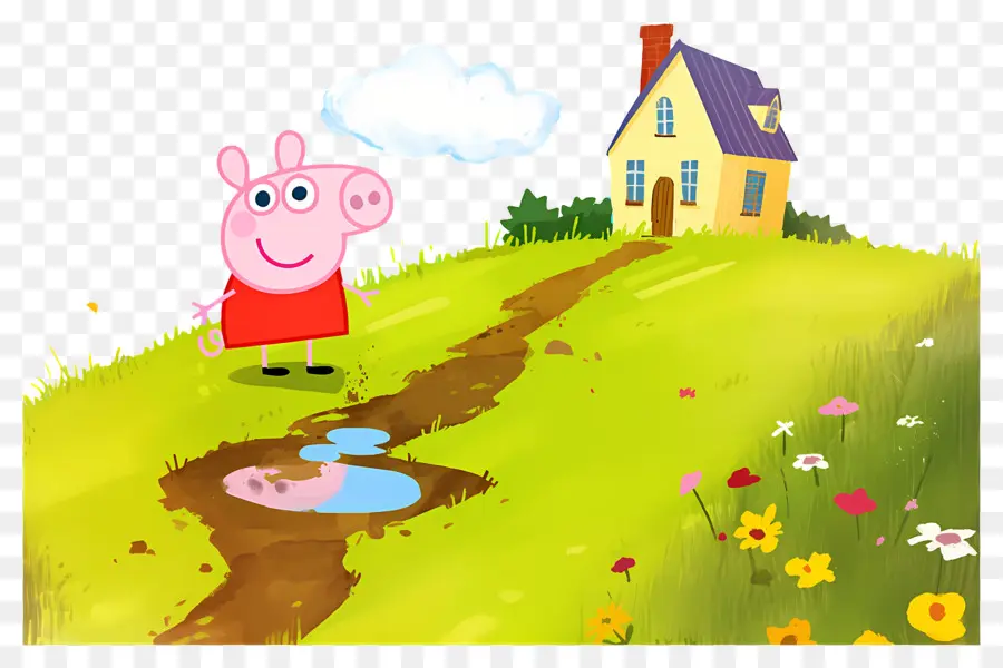 Peppa Pig，Personagem De Desenho Animado De Porco PNG