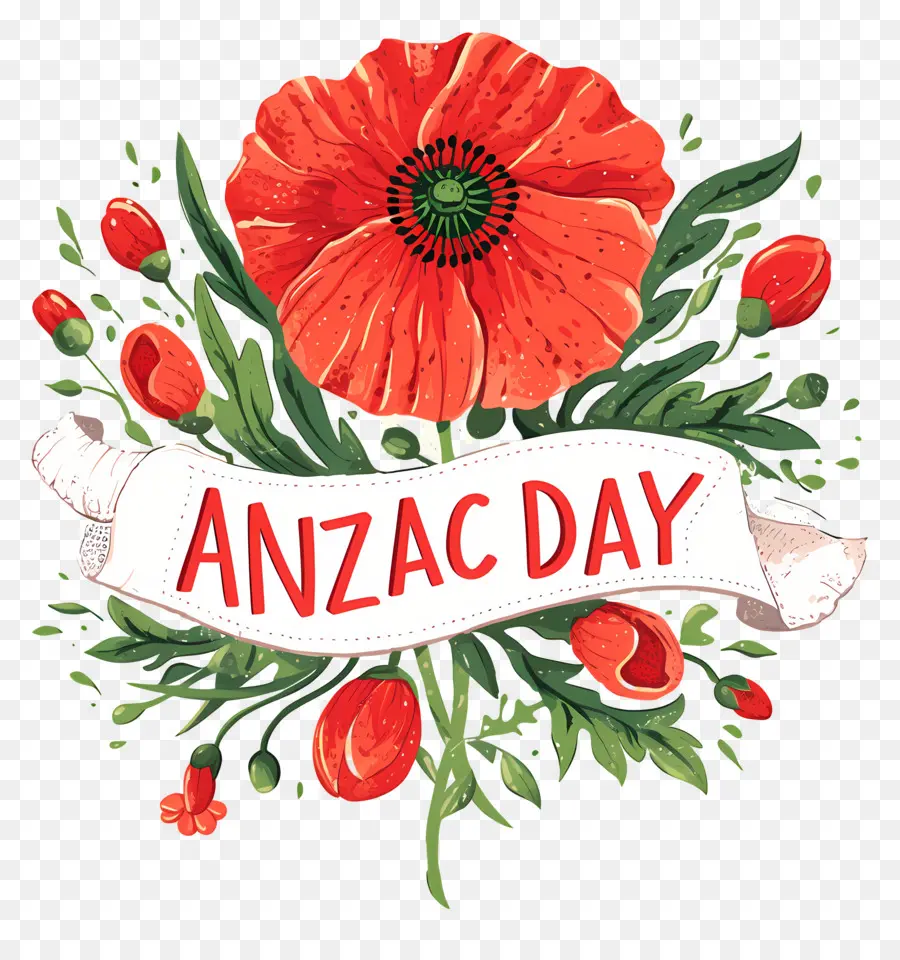 Dia Anzac，Papoilas Do Dia Anzac PNG