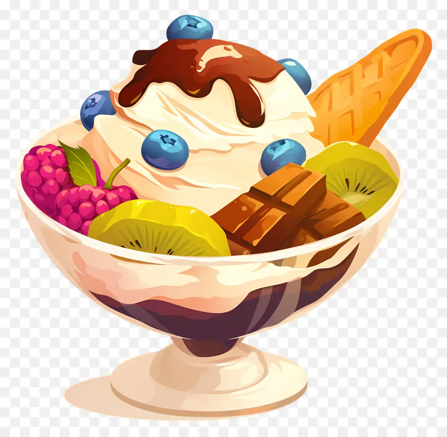 Dia Nacional Do Sundae，Sundae De Sorvete PNG