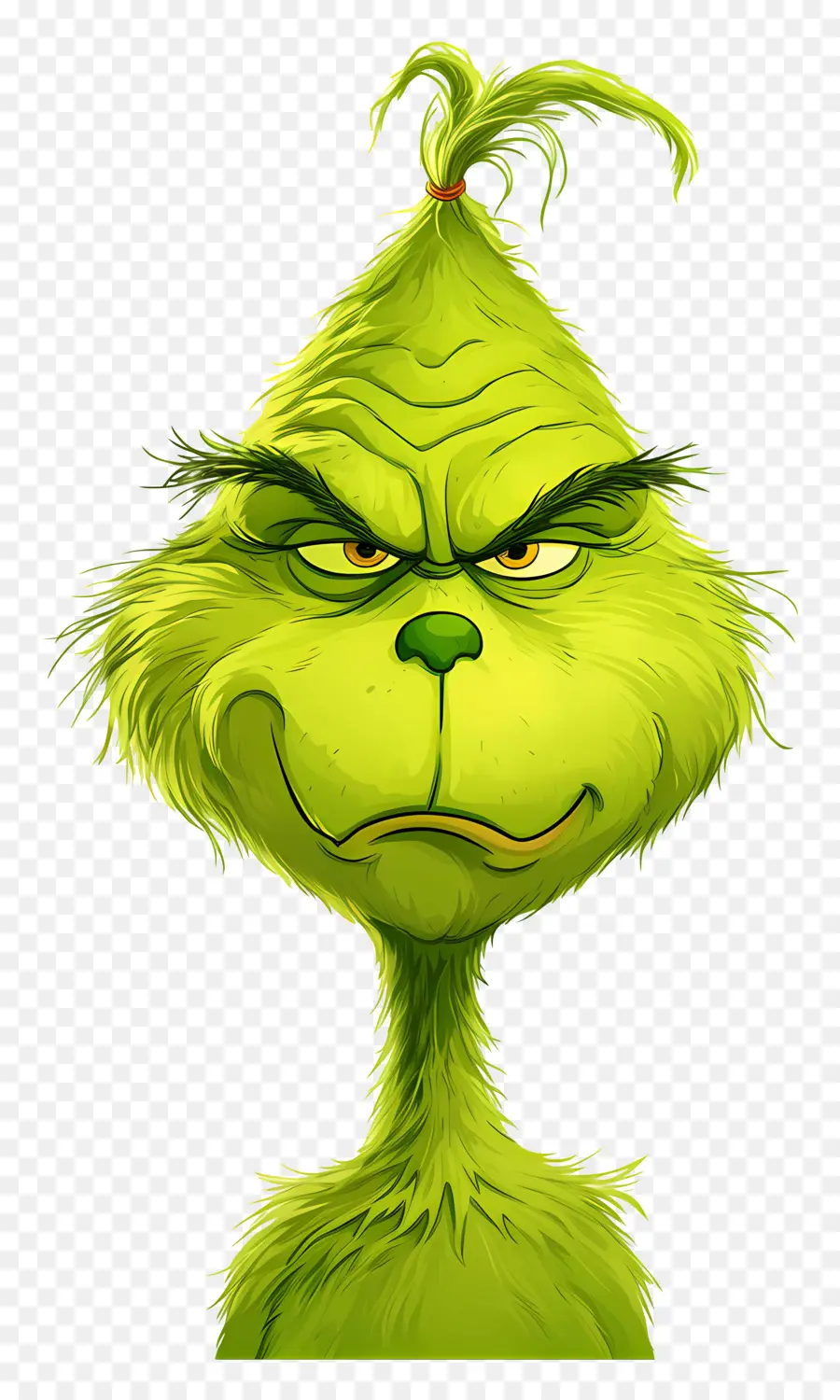 Grinch，Personagem Verde Mal Humorado PNG