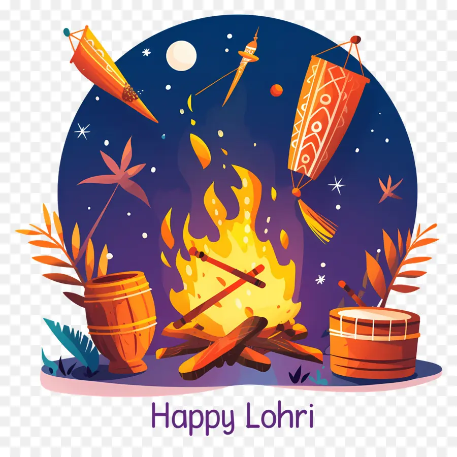 Feliz Lohri，Fogueira PNG