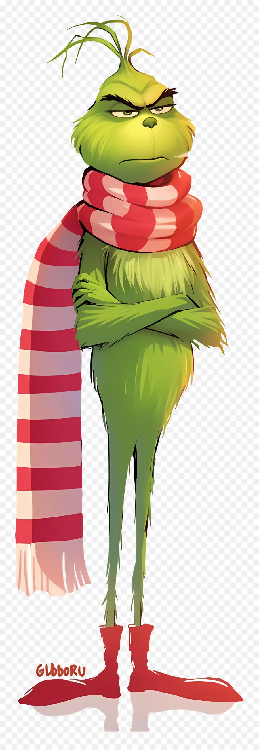 Grinch Dos Desenhos Animados，Personagem Verde PNG