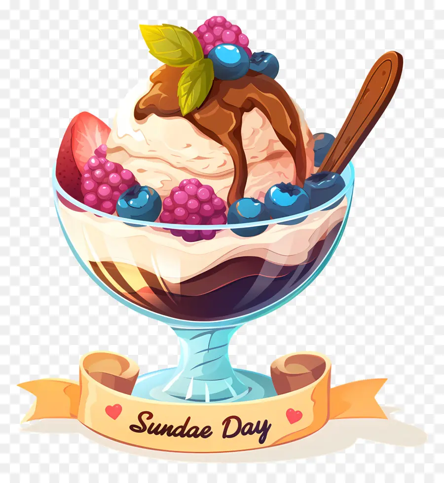 Dia Nacional Do Sundae，Sundae De Sorvete PNG