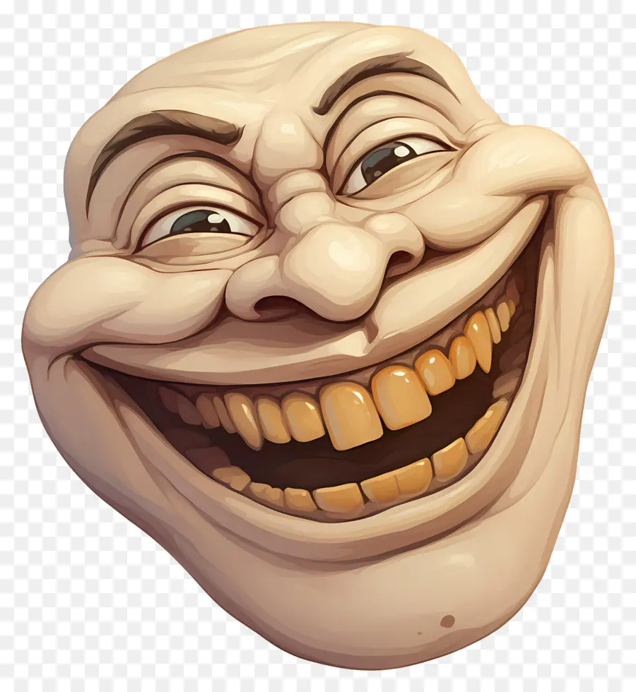 Cara De Gozo，Rosto Sorridente PNG