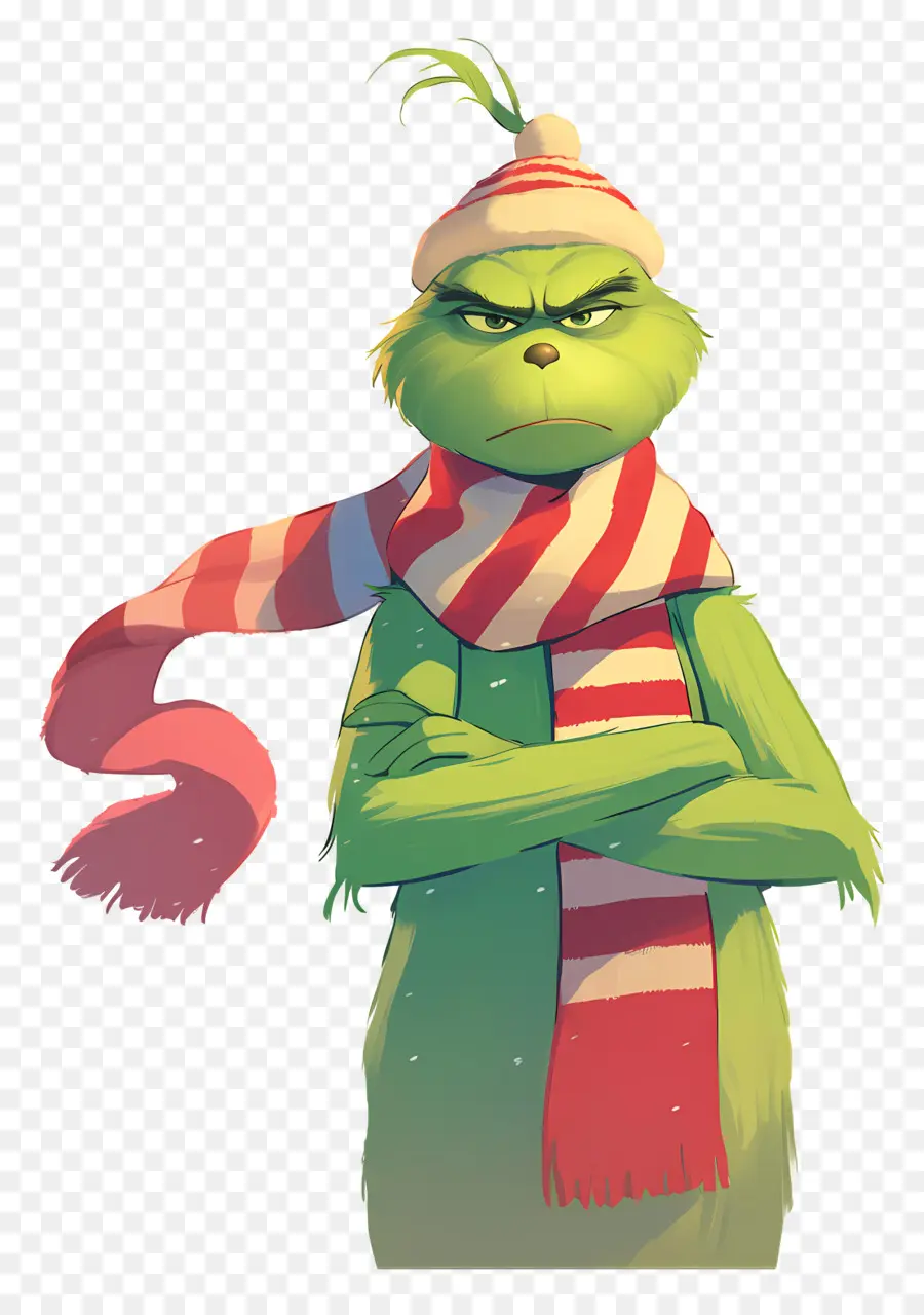 Grinch Dos Desenhos Animados，Personagem Verde PNG