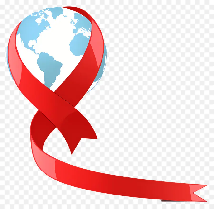 Dia Mundial Da Aids，Fita Vermelha PNG