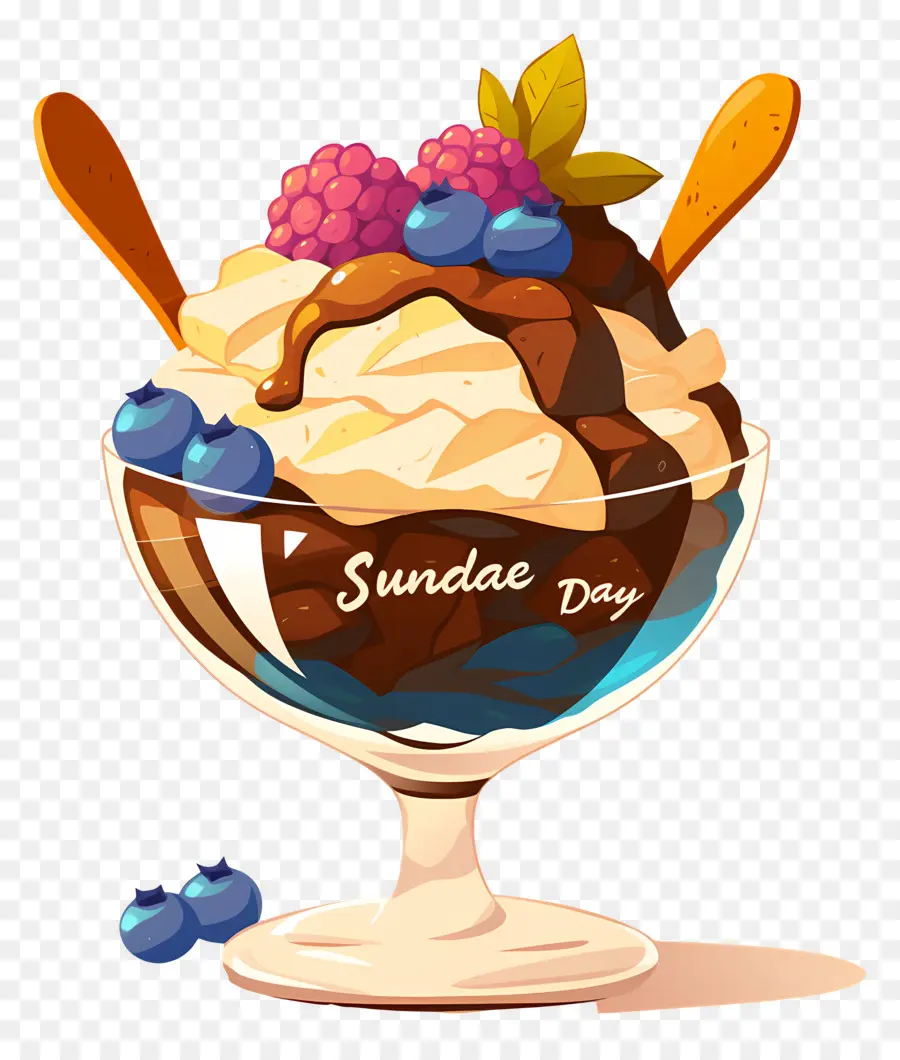 Dia Nacional Do Sundae，Sundae De Sorvete PNG