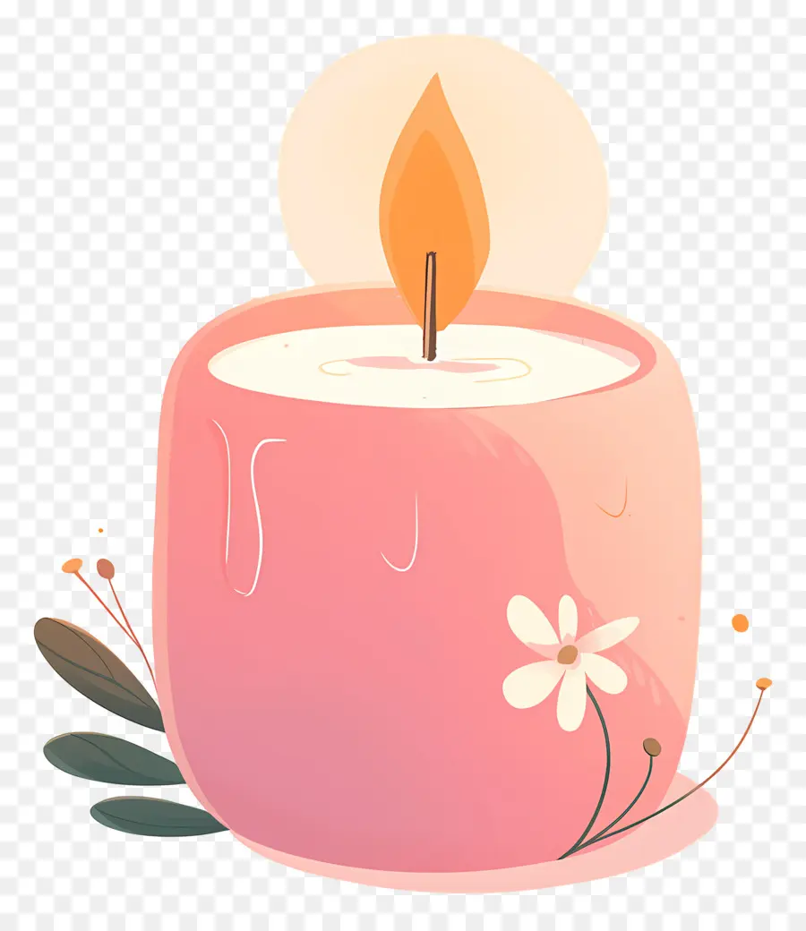 Vela De Aromaterapia，Vela Vermelha PNG