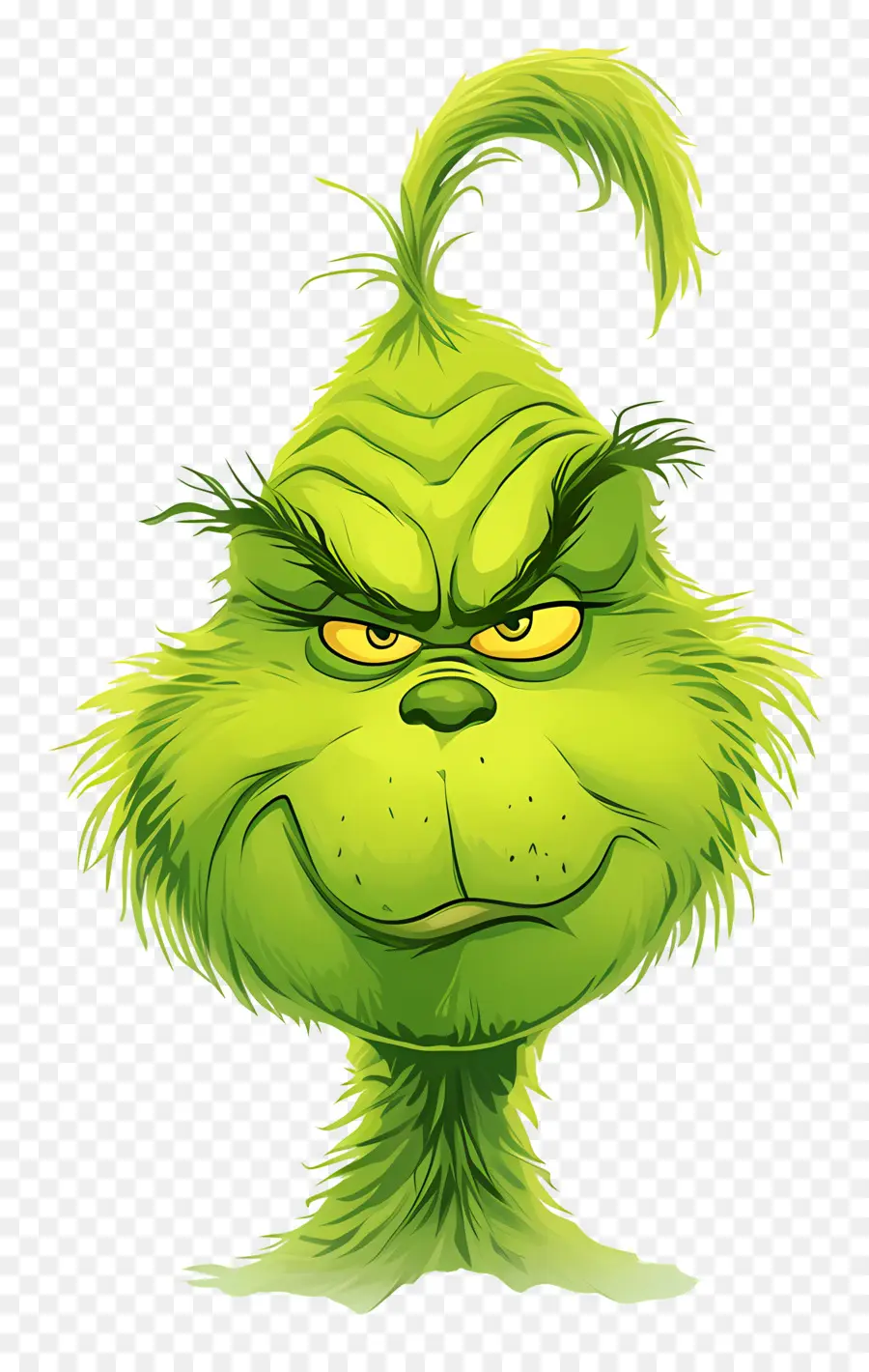 Grinch，Personagem Verde Mal Humorado PNG