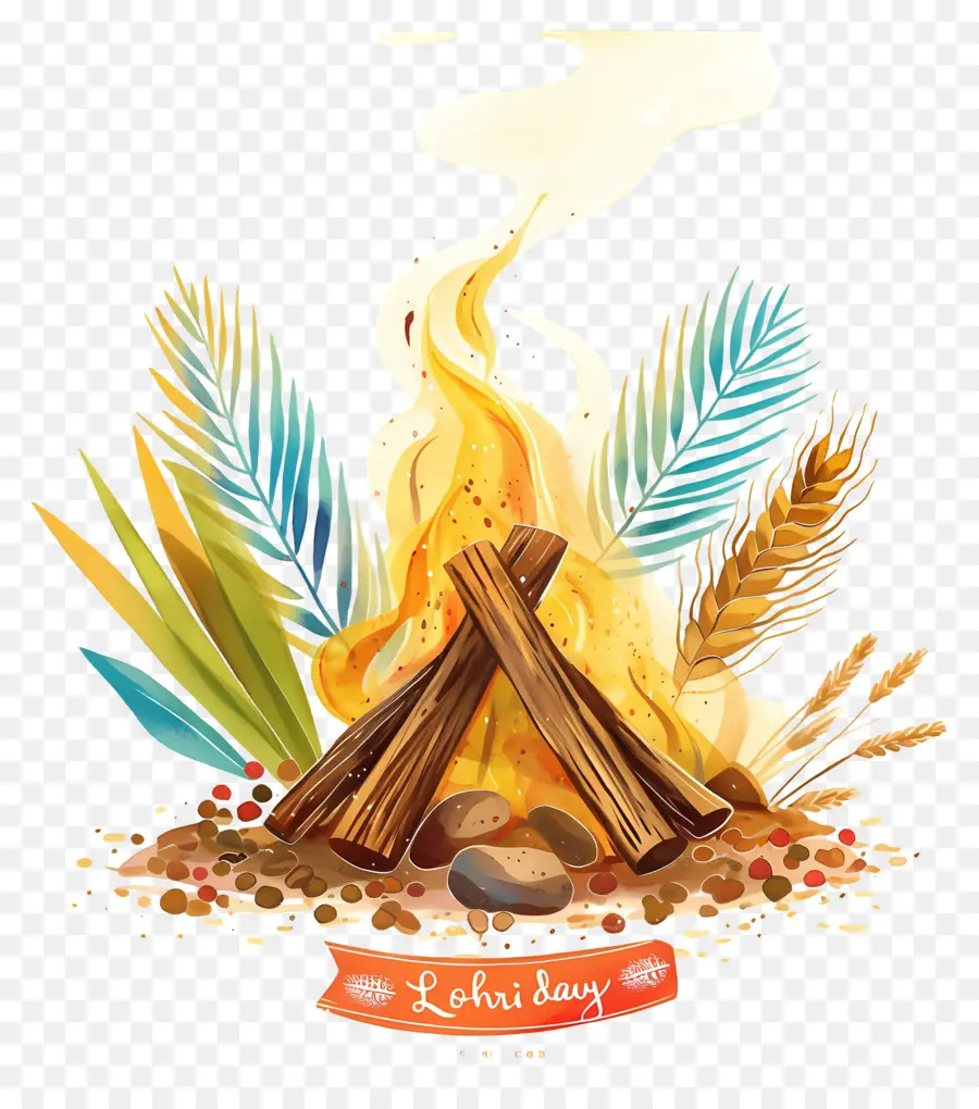 Feliz Lohri，Dia De Lohri PNG